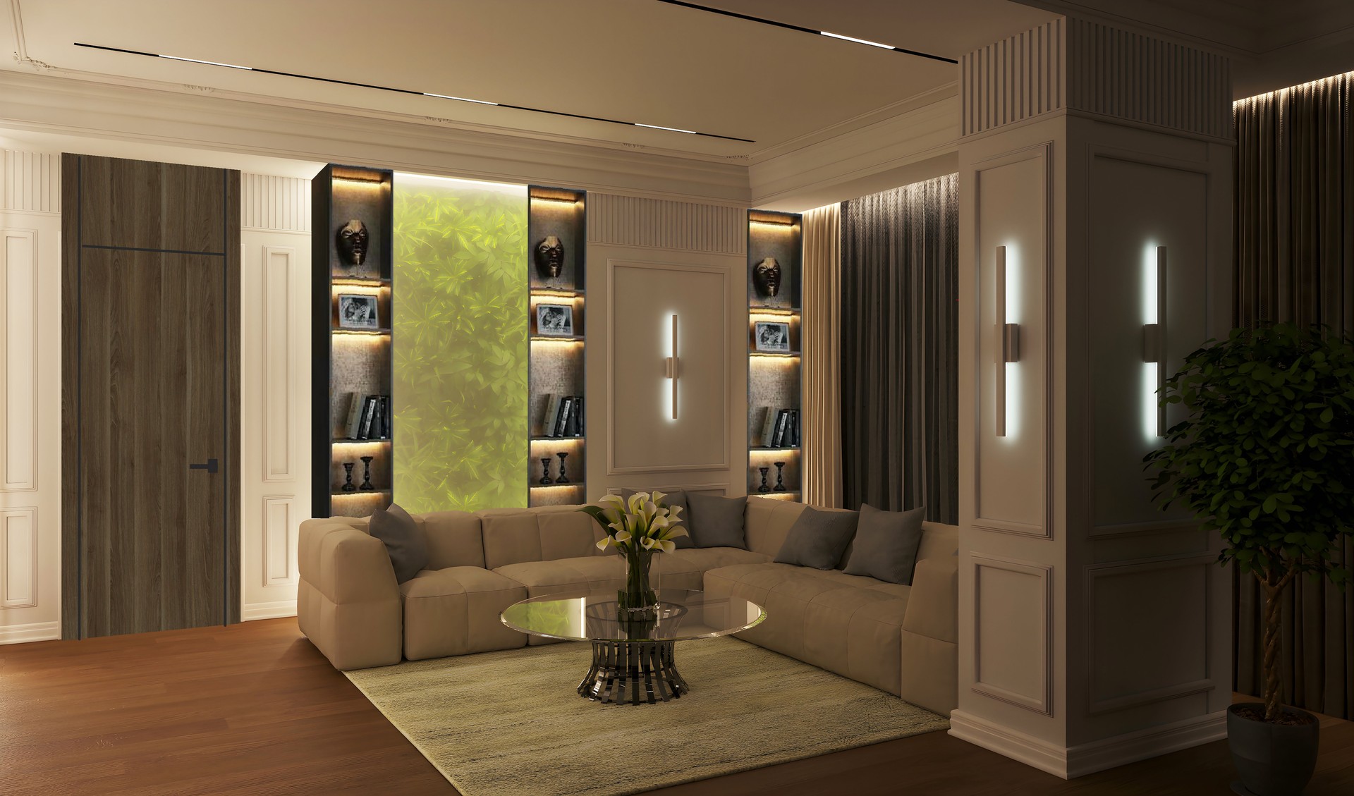 Design of a modern apartment
